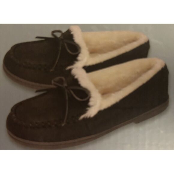 Shoes - Wayland Square‎ Women's Memory Foam Slippers Dark Brown Size 7-8 Great Christmas